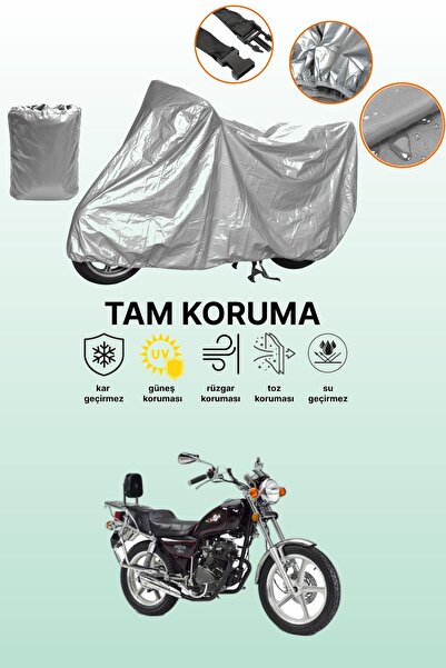 dokaca Gray Rear Bag and Lock Incompatible Kanuni Seyhan 150 Compatible Motor...