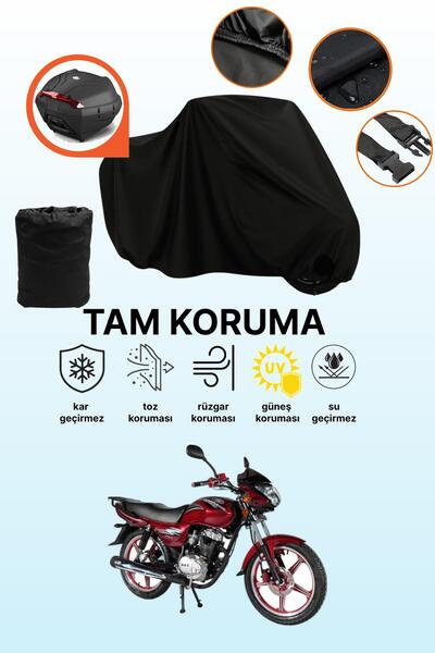 dokaca Black Rear Bag Compatible with Arora Ar 100-19 Elegant Compatible Moto...