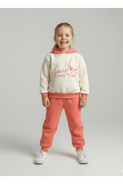 CoolCix Детски комплект с качулка, дебел зимен флис отгоре и отдолу - с шалов...