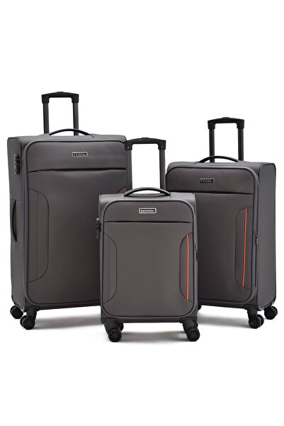 Fossil Ultra Light 3'lü Valiz Seti – 360° 8 Tekerlekli, Hafif & Geniş İç Hacim