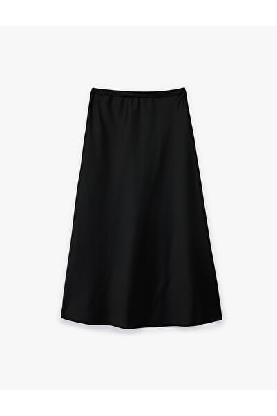 Koton Regular Fit Fish Cut Midi Skirt