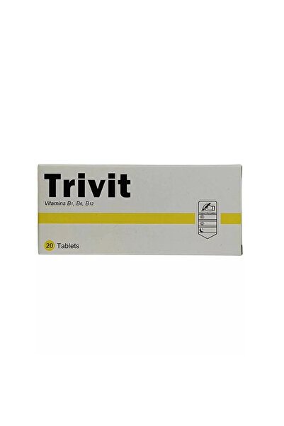 Trivit Neurotropic B Vitamins Tablets, 20 Pieces