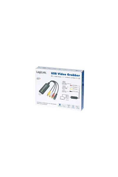 LogiLink Convertor Grabber Audio/Video S-VIDEO 4pin /3x RCA - USB VG0030A