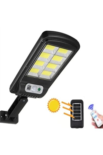 OEM Lampa Solara Stradala 8 COB 160 LED, cu Senzor de Miscare, Telecomanda