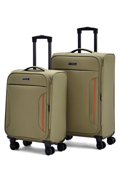 Fossil Ultra Light 2'li Valiz Seti Orta ve Kabin Boy – 360° 8 Tekerlekli, Haf...