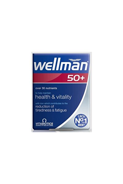 Vitabiotics Wellman 50+ Tablets, 30 Tablets