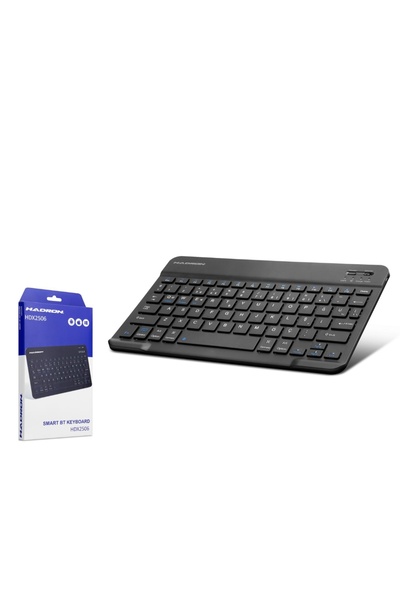 emrebilisim Bluetooth Smart Klavye Q Siyah BT5.2 Kablosuz Şarjlı Klavye - Siyah