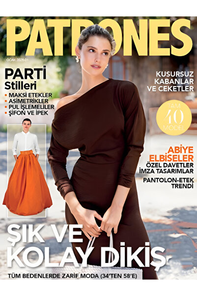 Turkuvaz Dergi Patrones Dikiş Dergisi Ocak 2026-01