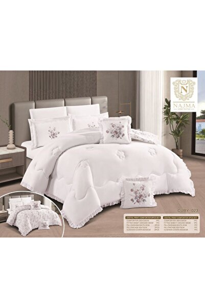 NAJMA Wisal Summer Bedspread Set, Double Size, 8 Pieces, Double-Sided ⭐️ With...