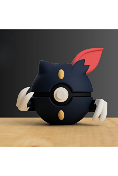 Modellio3D كرة بوكيمون سنيزل ذات قفل ملتوي