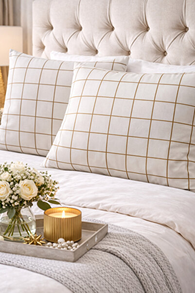 İsmail Gürel Husă de pernă, pachet de 2 |   Design cu fermoar |   Bumbac |   ...