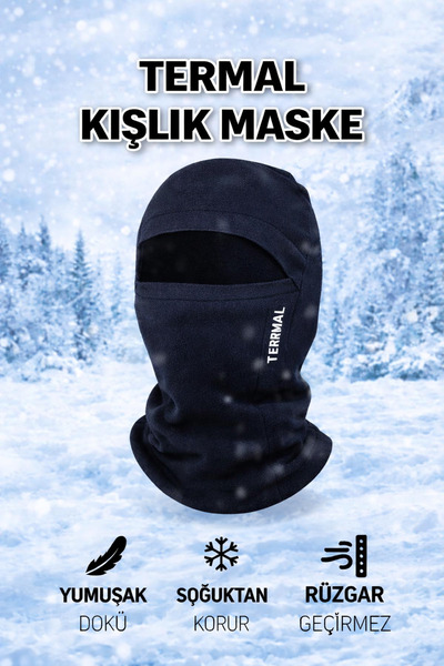 RDK Giyim Kışlık Termal Rüzgar Geçirmez Çok Yönlü Maske