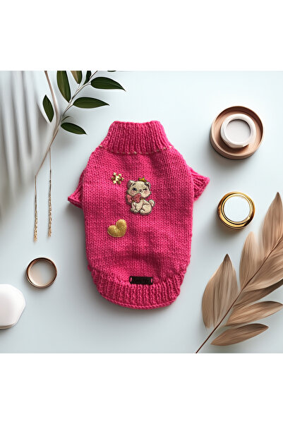 Lady Fify Cute Baby Pink Sweater for Cat and Dog