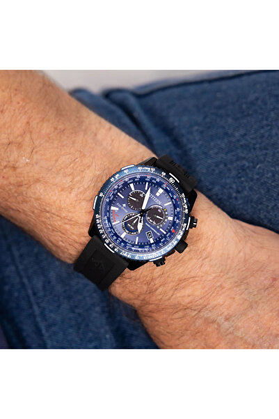 Citizen Radio Controlled Erkek Kol Saati | 46mm, Eco-Drive, Safir Cam, 20ATM