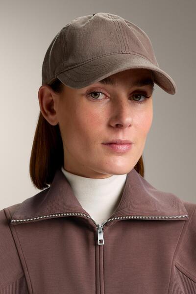 Oysho %100 pamuklu eskitme efektli şapka