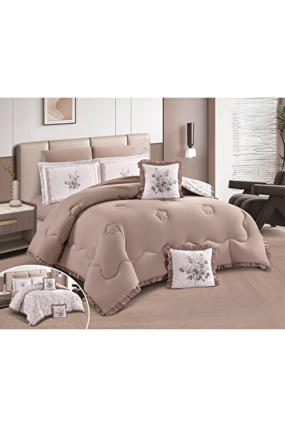 NAJMA Single bed sheet set, luxurious double-sided summer quilted comforter f...