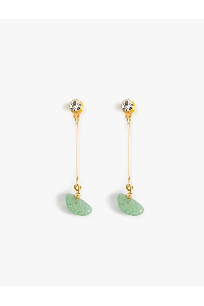 Koton Women's Stone Earrings with Dangle