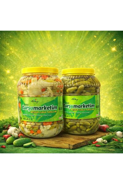Tursumarketim 2′ li Ekonomik Doğal Çubuk Turşusu | Ev Yapımı Turşu Satışı