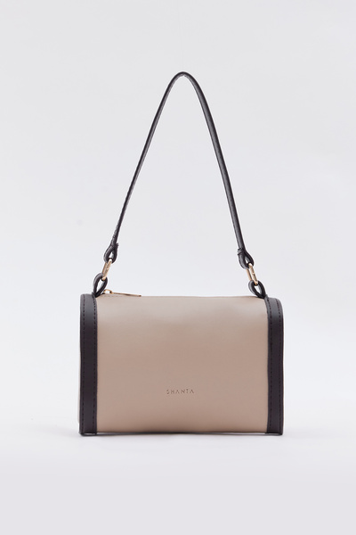 Shanta Vizon - Acı Kahve D47 Geantă de mână și de umăr pentru femei, cu un si...