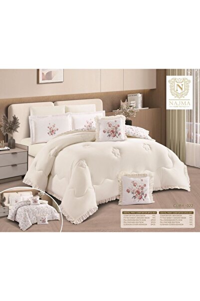 NAJMA Wisal Summer Bedspread, Single and a Half Size, 5 Pieces