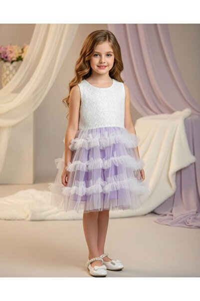 BEGONYA BEBECE KIDS Girl's Lace Dress 2/6 Years Old