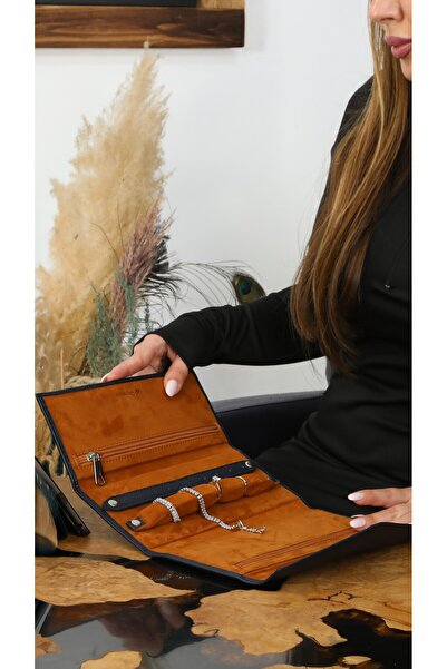 Onywatch Leather Jewelry Box Real Leather Jewelry Organizer Jewelry Organizer