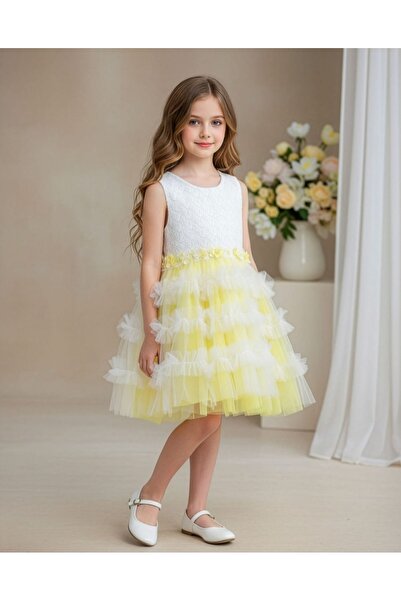 BEGONYA BEBECE KIDS Girl's Lace Dress 2/6 Years Old