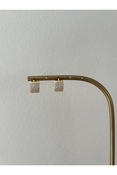 XUPING JEWELRY Special Series Minimal Zircon Stone Elegant Gold Hoop Earrings