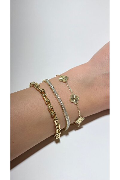 Sivoora Gold Rengi Tiffan Model Bileklik