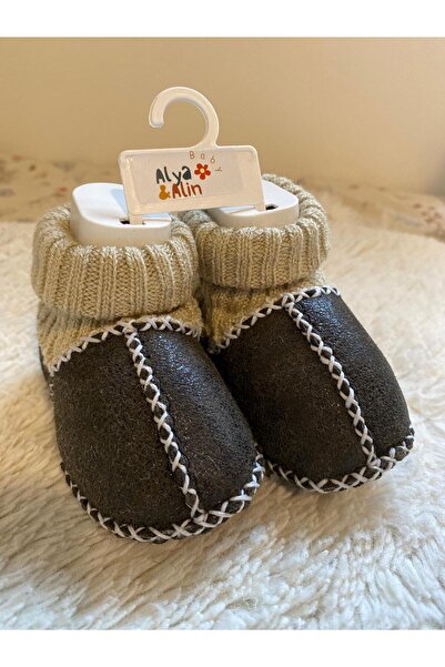 Alya&Alin Baby Organic Natural Lambskin Baby Booties