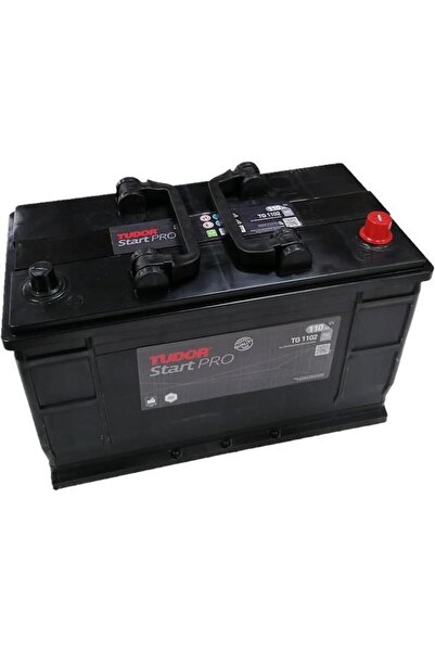 TUDOR Akü 12V 110 AH 750A D02 349X175X235 Start Stop (105 AH Muadili TG1102
