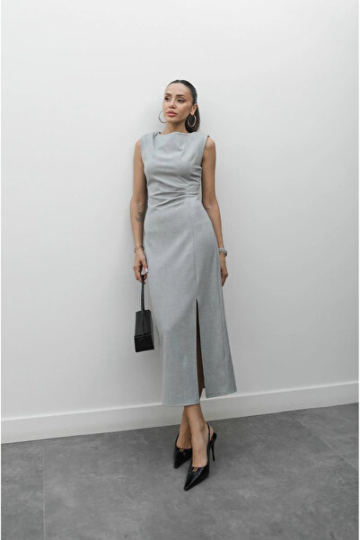 Lady Pixie Slit Padded Dress