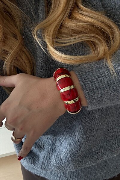 Trendy Butik Red Bohemian Stretch Bracelet