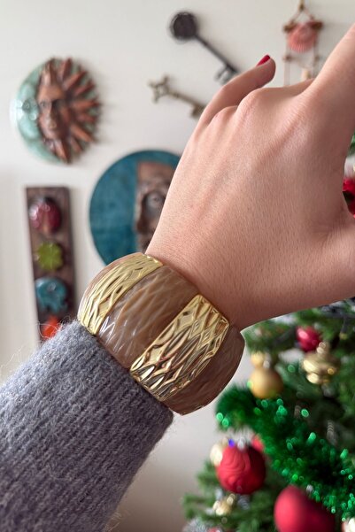 Trendy Butik Light brown model flexible bracelet