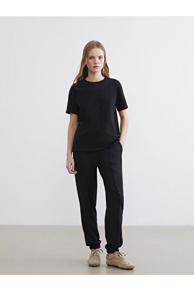 LC Waikiki Rmz Gi̇yi̇m Farkiyla Soft Touch Women's Jogger Sweatpants with Wai...