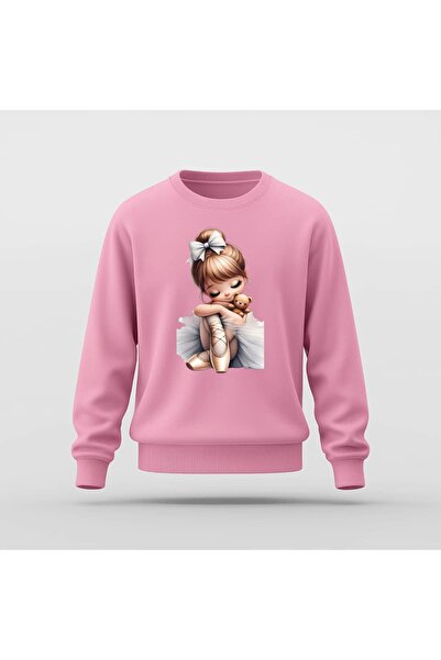 Ada Kostüm Tasarım سترة رياضية بتصميم راقصة الباليه الحلوة مطبوع