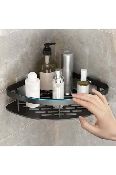 Generic Aluminum Bathroom Corner Shelf – Rustproof, No Drilling, Wall-Mounted...