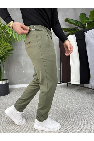 MİS MODA Men's linen trousers