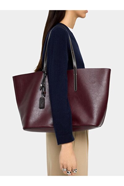 PARFOIS İçi Çıkarılabilir ve Çift Taraflı Kullanılabilir Shopper Çanta