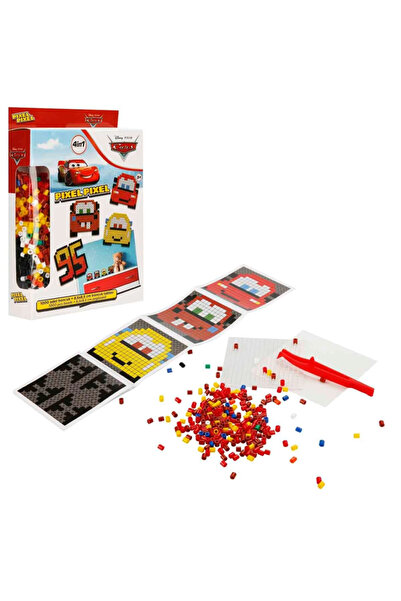 NW NessiWorld مجموعة أنشطة وألعاب 4 في 1 من نيسي وورلد للسيارات بتصميم البكسل