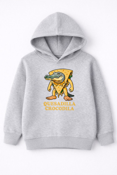 Tiny and Co Unisex 100% Cotton Quesadilla Crocodila Printed Children's Hooded...