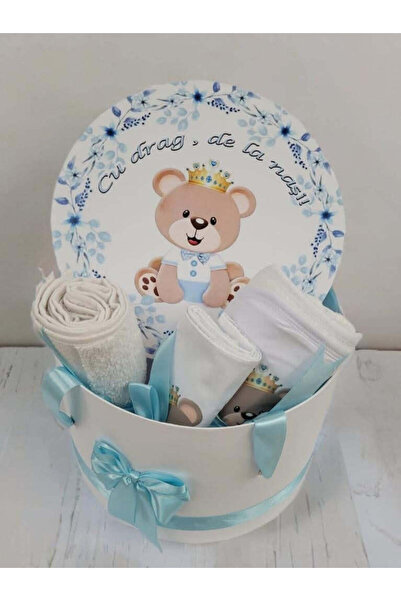 OBSIDION Baptism set JOY - boxed set - turquoise Teddy