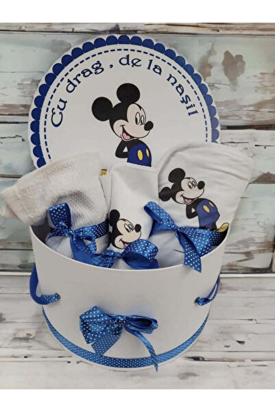 OBSIDION Σετ βάπτισης JOY - βαλιτσοειδές κουτί - βασιλικό μπλε Μίκυ