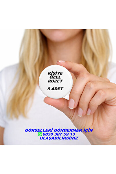 5 Custom 44mm Button Badges | Glossy Finish | Needle Mechanism | Custom Design