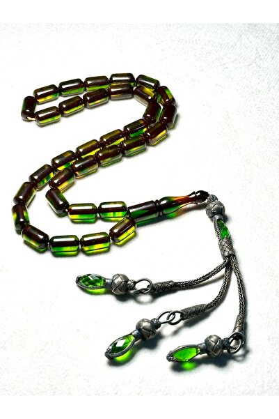 TESBİHCİM MEHMET Ateş Kehribar Kazaz Püskül 13/7 MM