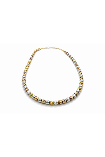 PaminBags Aksesuar Dizme Twisted Stone Thin Necklace Lns-00112