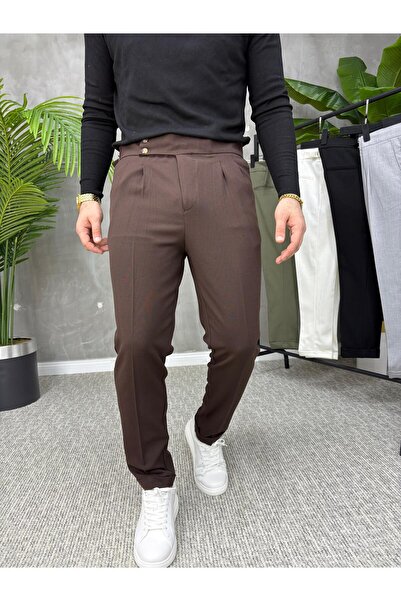MİS MODA Men's linen trousers