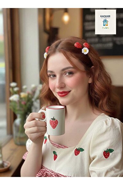 KACHKIRHOME Türk Kahve Fincanı Hediye Fikri Pinterest Model Kupa Çilek Kiraz ...