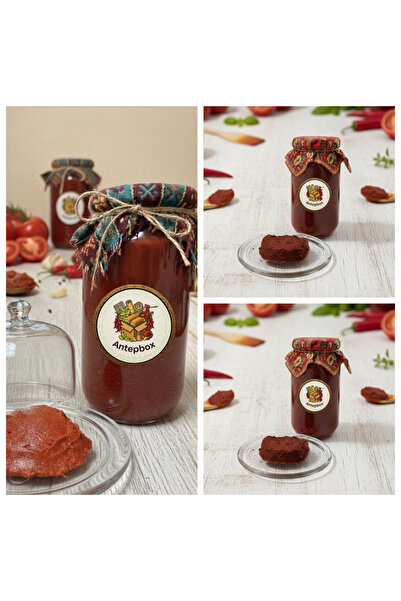 Antepbox Ev Yapımı Salça Paketi ( Domates Salçası, Acı Biber Salçası, Tatlı B...