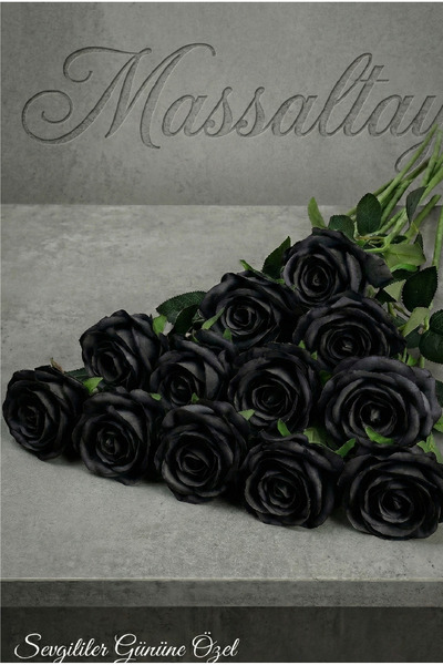 Massaltay Kadife Gül Çiçeği | Sevgililer Günü Dağıtmalık Hediyelik | Yapay De...
